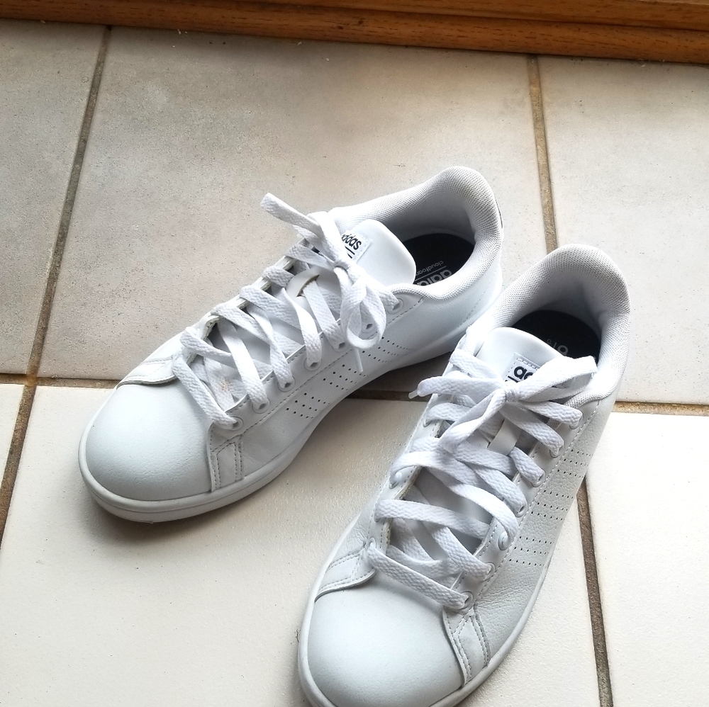 Adidas women's white sneakers